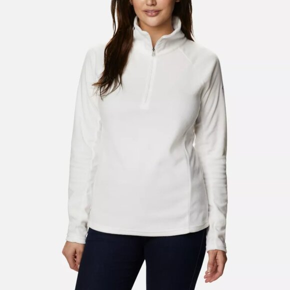 Columbia Women’s Glacial™ IV Half Zip Fleece in White - Picture 1 of 6